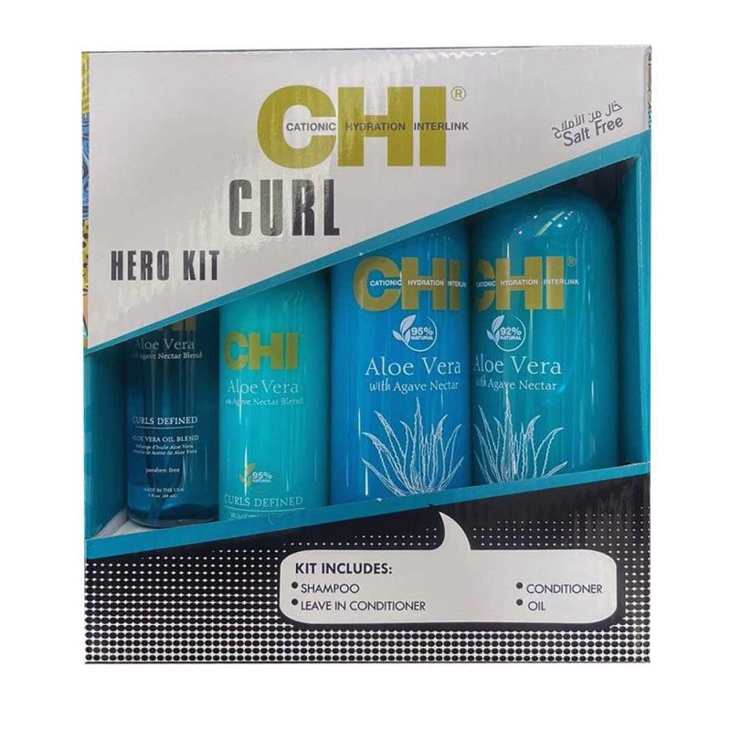 CHI Aloe Vera with Agave Nectar Curl Care Kit
