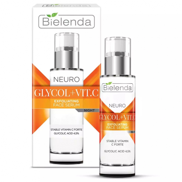 Bielenda glycol+vit c face serum