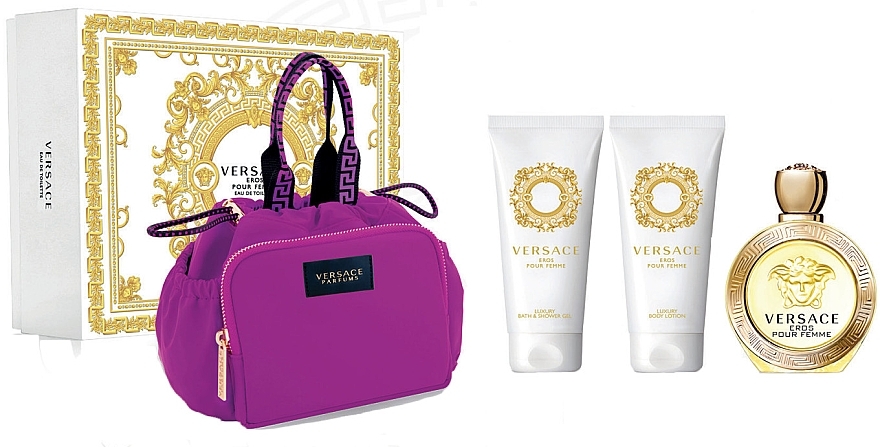 VERSACE EROS POUR FEMME EDP SET 
