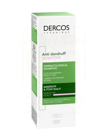 Vichy Dercos Sensitive Anti-Dandruff Shampoo 200ml