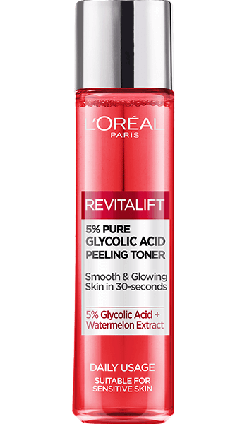 Loreal Paris Revitalift 5% Pure Glycolic Acid Toner180 ml 
