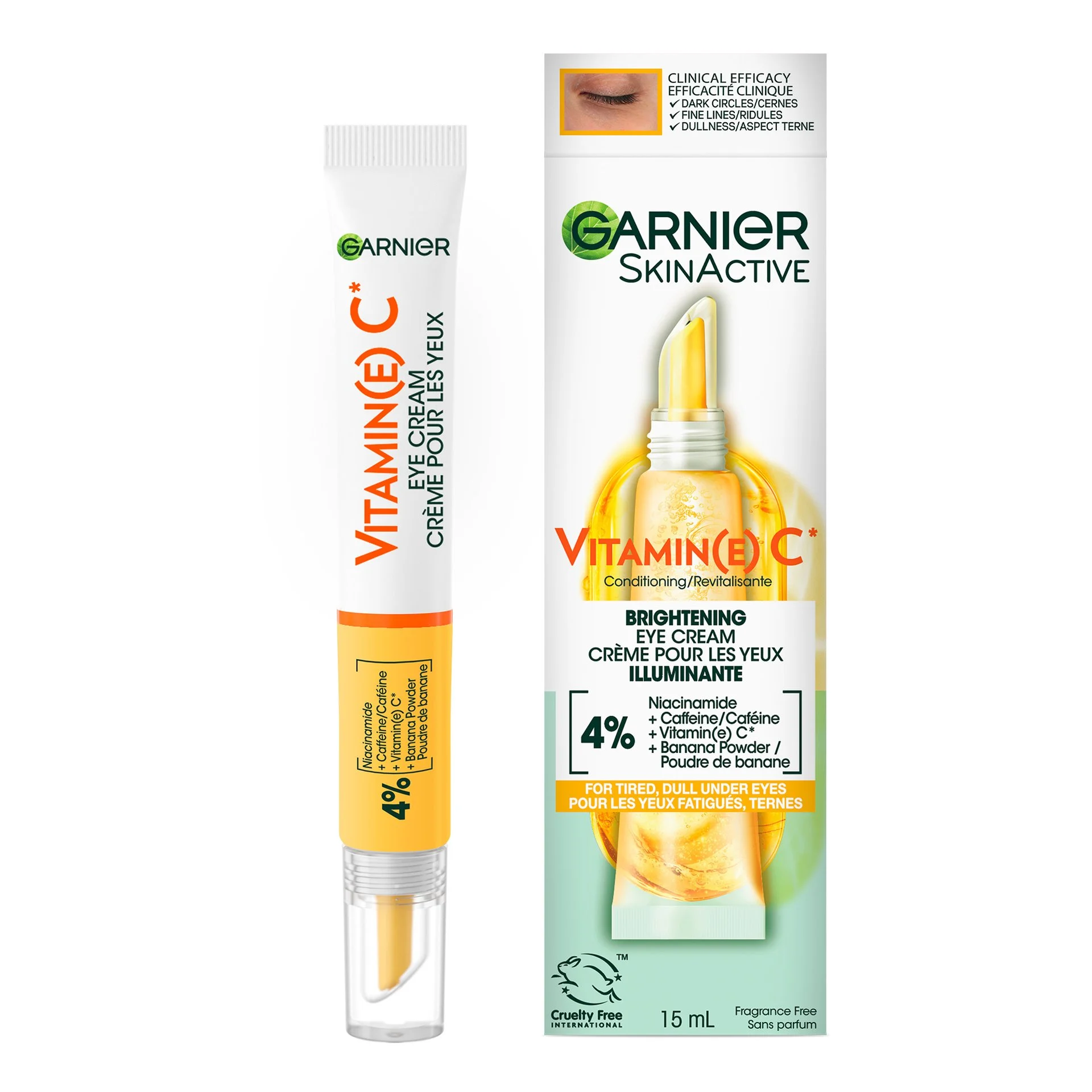 Garnier Vitamin C Bright Brightening Eye Cream 15 ml