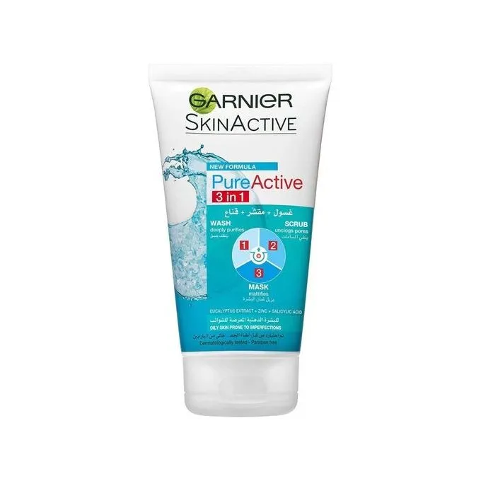  Garnier Pure Active 3 in 1 150ml