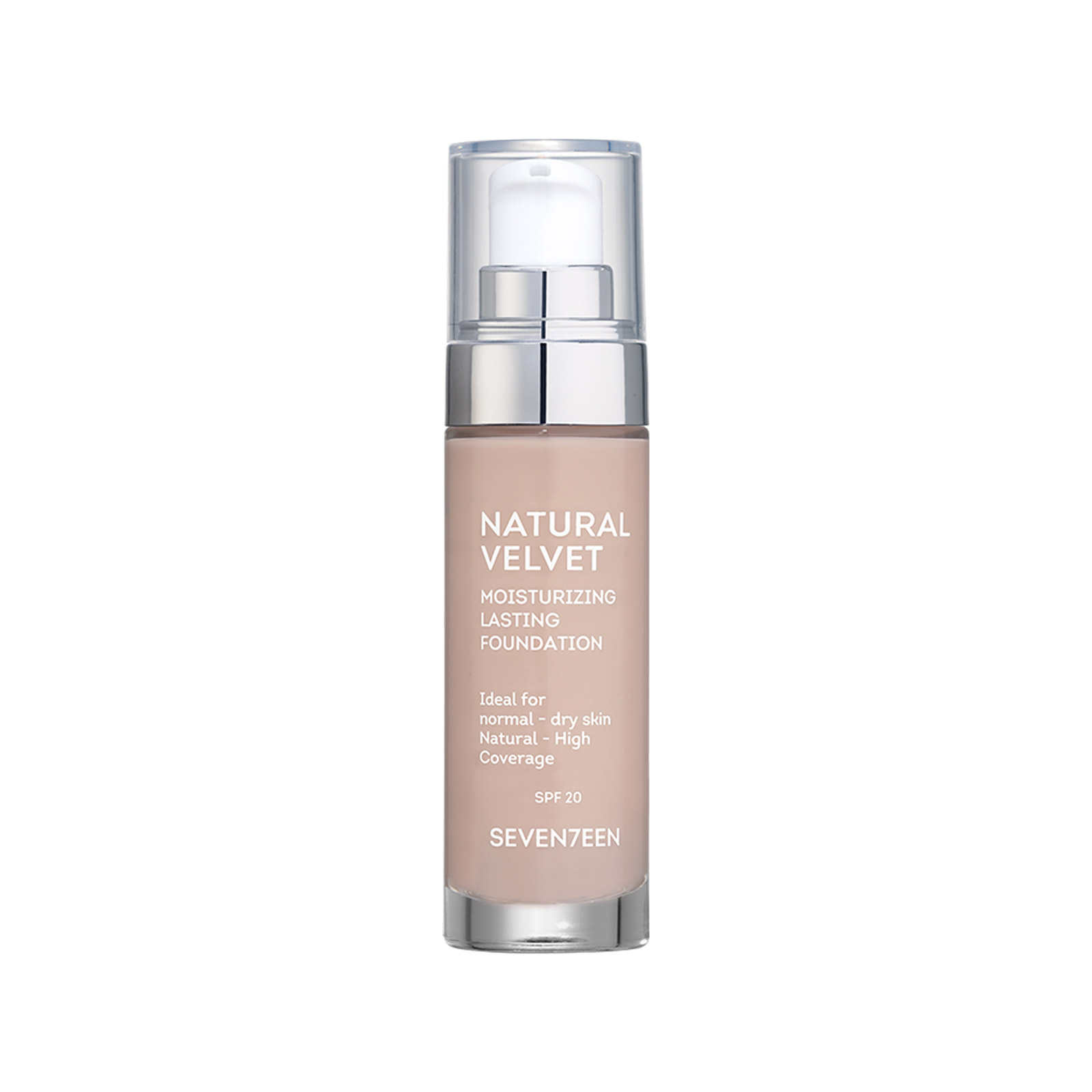 Seventeen Natural Velvet Matte Foundation True Beige No4