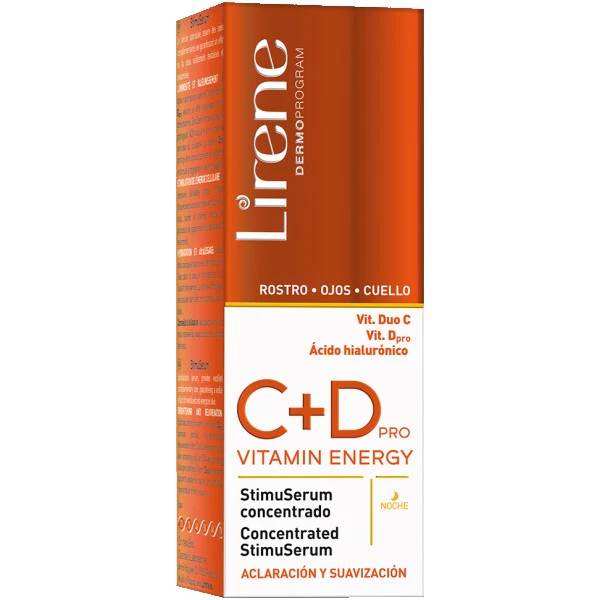  Lierene Vitamin C+D Energy Nourishing Stimulating Serum - 30ml