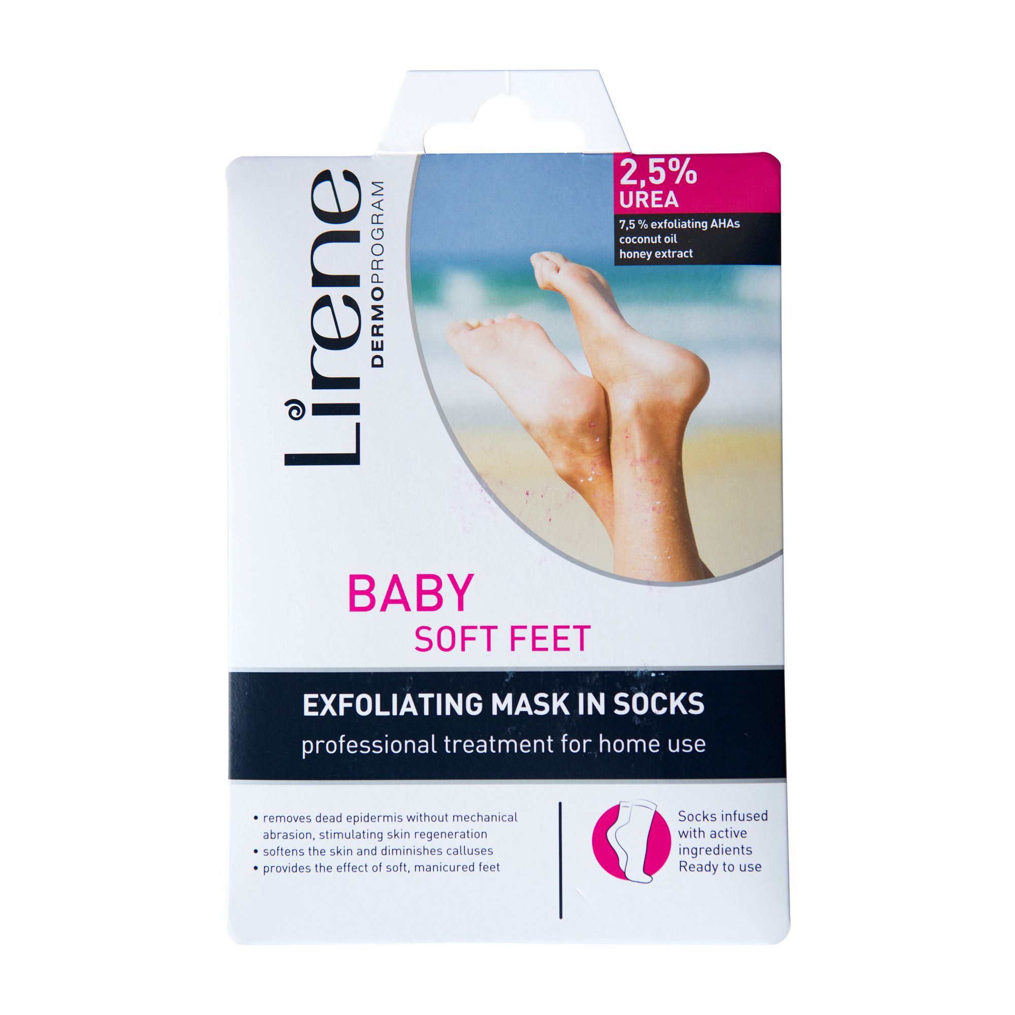 Lirene Exfoliating Foot Socks-Mask