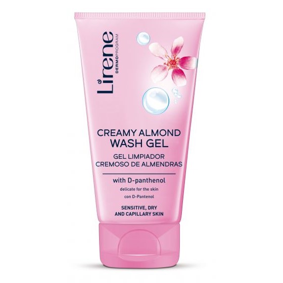 Lirene Creamy almond wash gel with D-Panthenol 150 ml