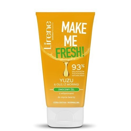 Lirene MAKE ME FRESH Fruit gel with vitamins for face washing 150 ml