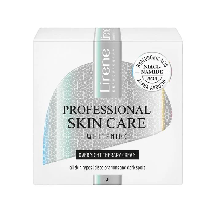 Lirene Professional Skin Care Whitening Overnight Therapy Cream - 50ml 