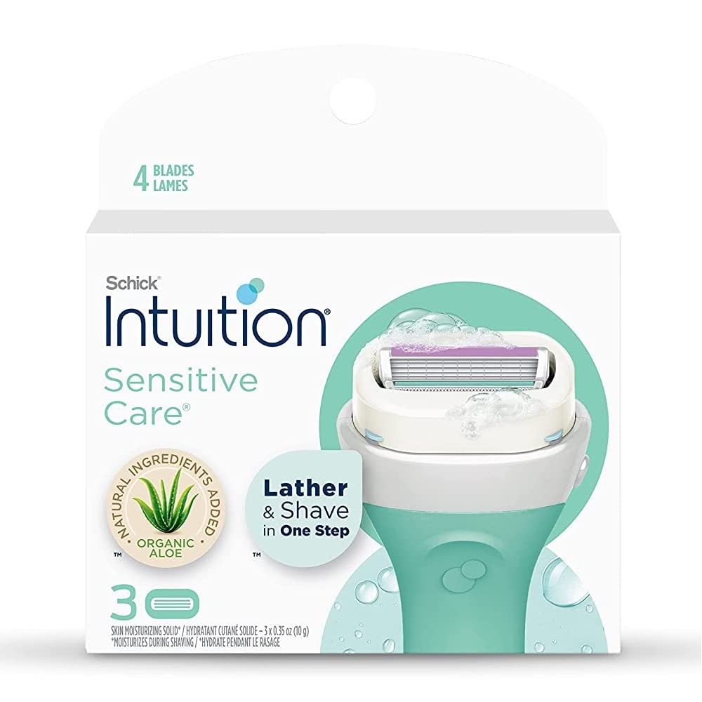 Schick Intuition Sensitive Refill Blades 3 pack