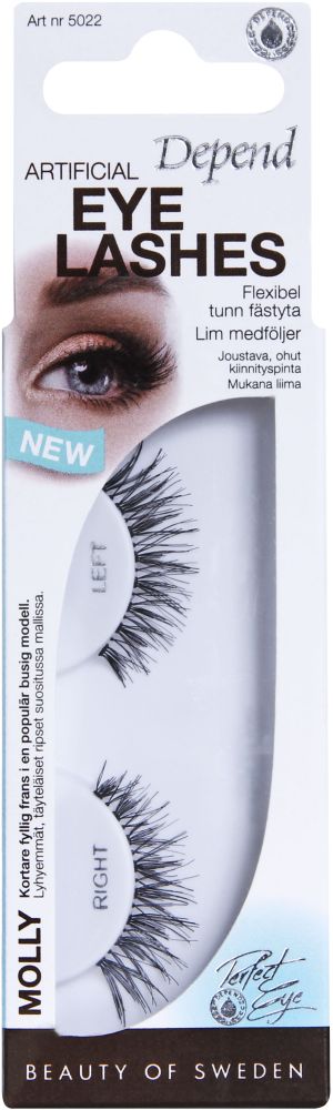 Depend artificial eyelashes shade molly