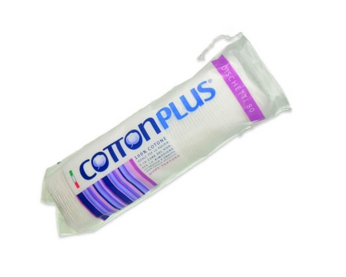 Cotton Plus to remove make-up round 80 pieces