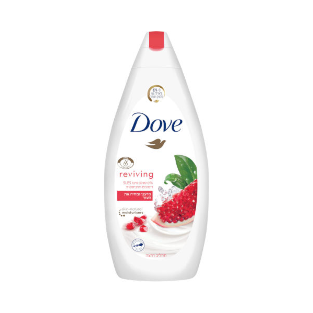 Dove bath lotion pomegranate & hibiscus flower 750ml 