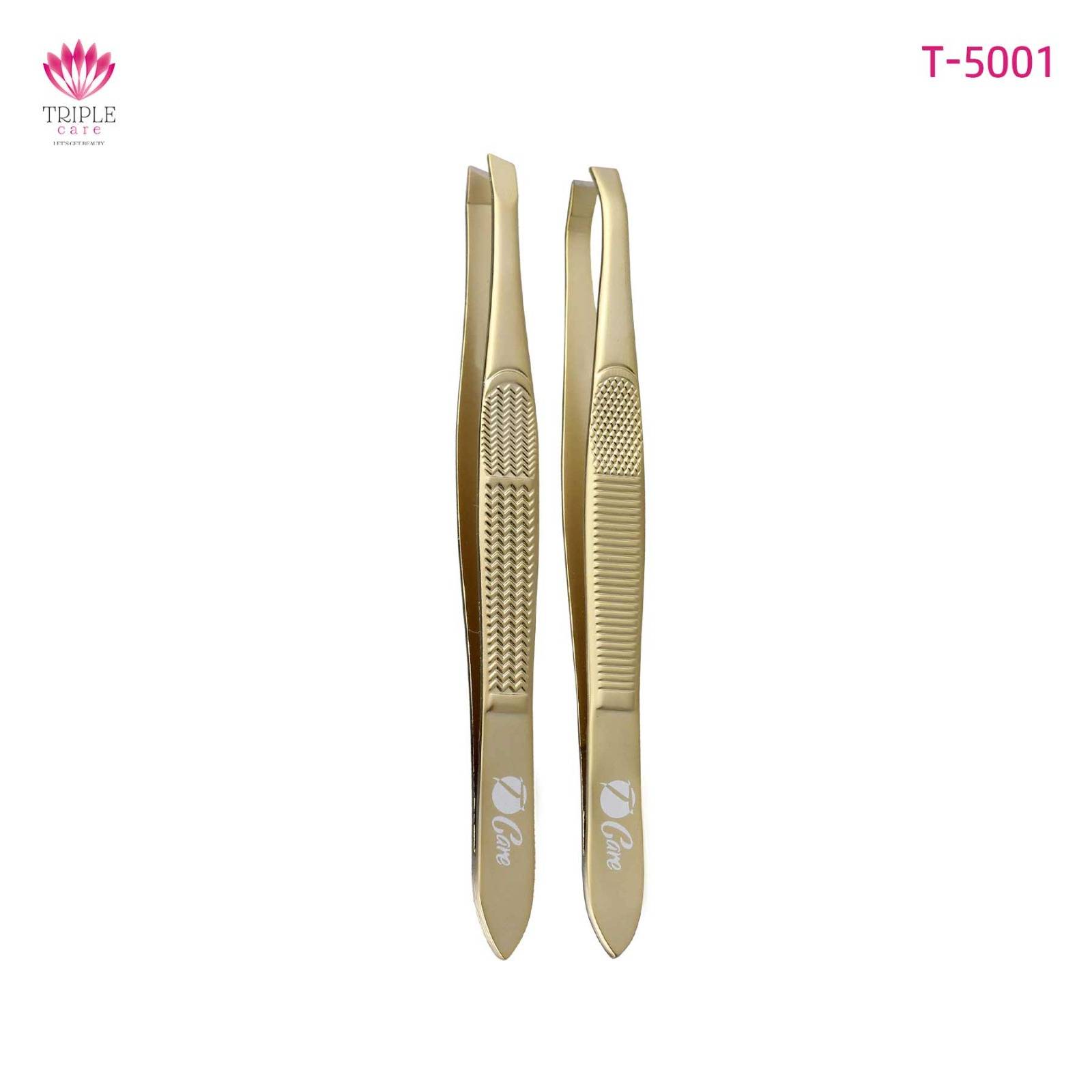 T-Care Slant & Straight Tweezer Set 