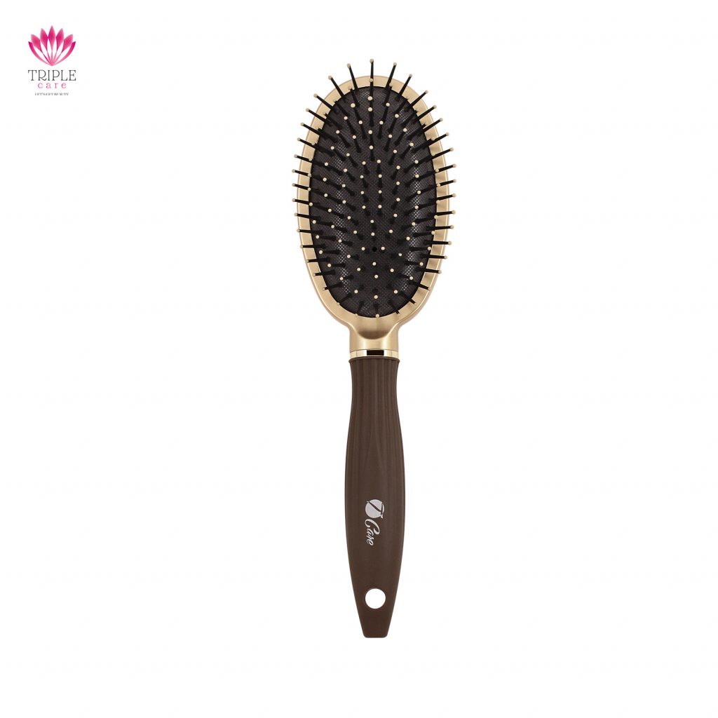 T-Care Oval Cushion   With Steel Pin  Brush 