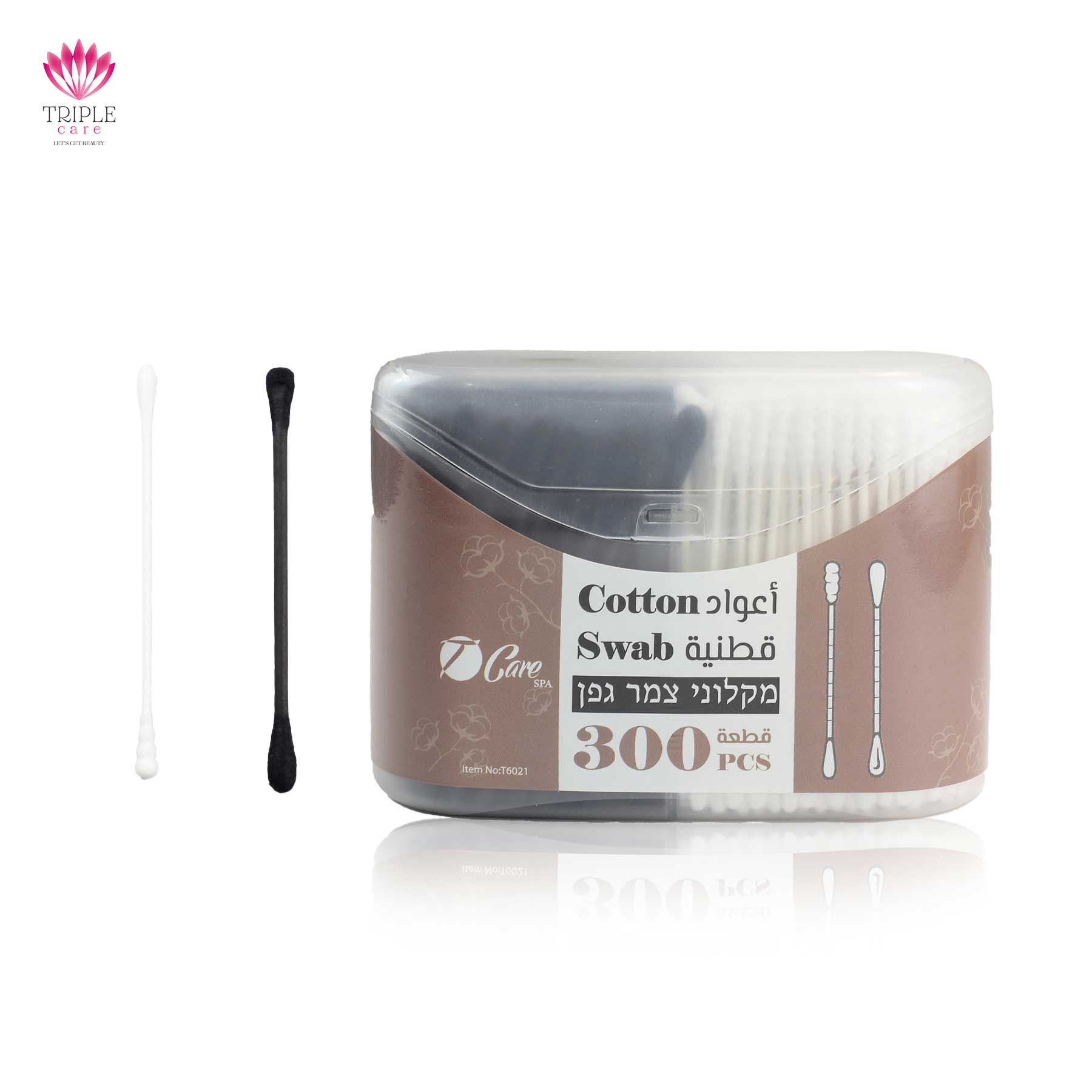 T-CARE cotton swap 300p