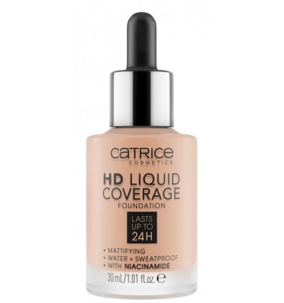 Catrice HD Liquid Coverage Foundation 020 Rose Beige 