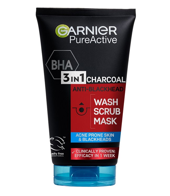Garnier Pure Active Intensive 3-In-1 Charcoal Mask 150Ml
