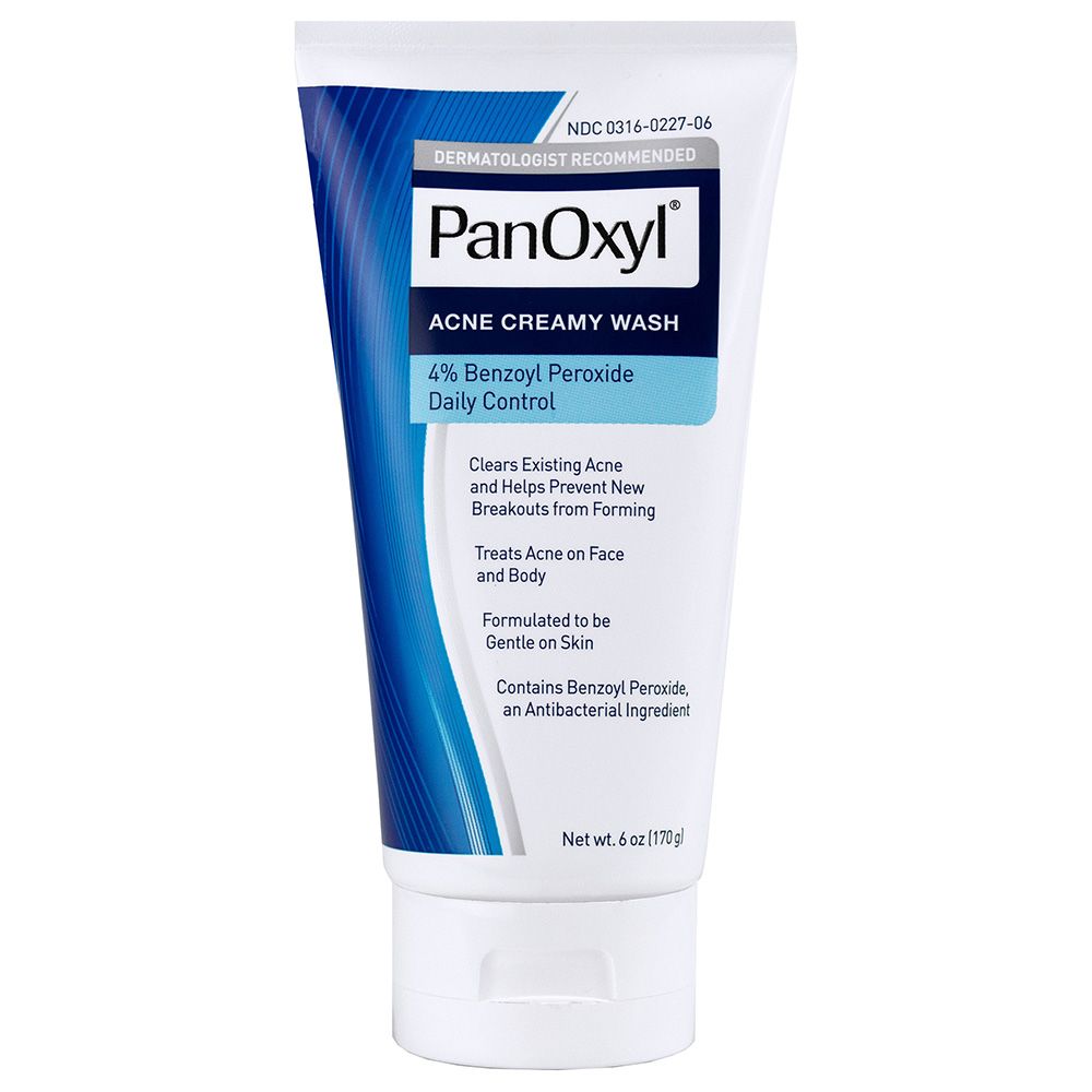 PanOxyl 4% Creamy Facial Treatment Wash 