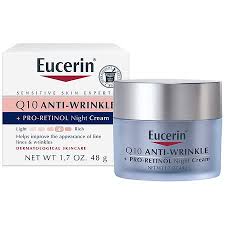 Eucerin Q10 Anti-Wrinkle Face Night Cream - 48g 