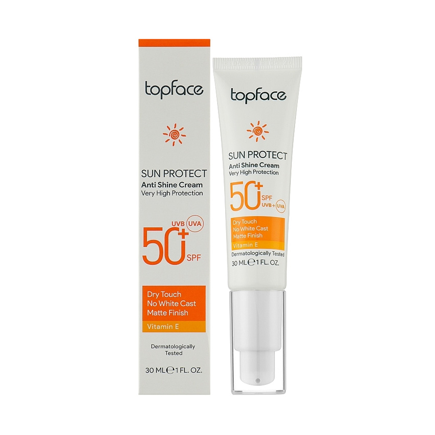 topFace Sun Protect Anti Shine Cream 30ml